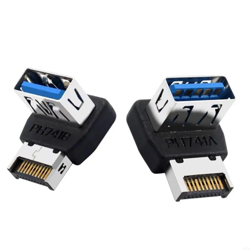 

4x7e USB3.1 Тип E Адаптеры правого угла Стабильные 10 Гбит/с. Выбор A/B на основе положения выемки на выемках