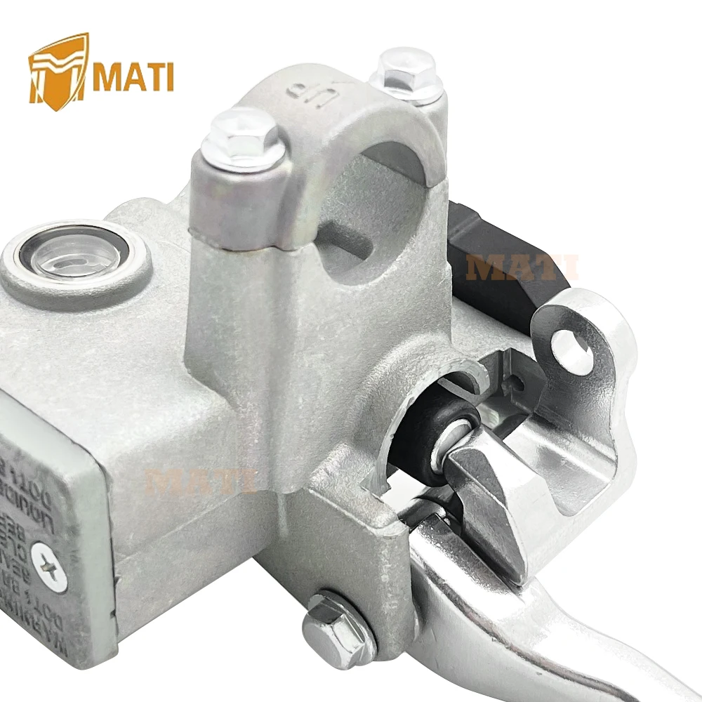 MATI Rear Brake Master Cylinder Left Hand for Yamaha Grizzly 700 Grizzly 550 YFM700 YFM550 Grey 2UD-F583V-00-00 3B4-2583V-11-00