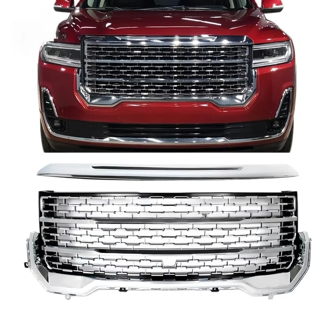 Hood Front Molding &  Front Upper Grille Denali 84818781 84818780