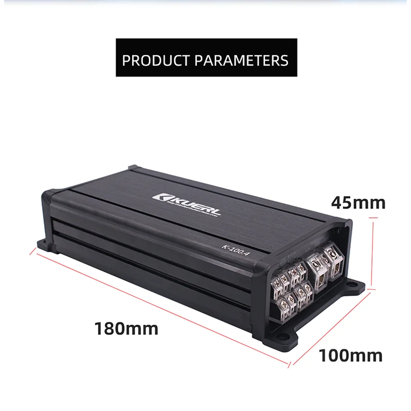Class D Digital Amplifier High-Power Amplifier Car Audio Modification 4 Channel Car Amplifier Four-Way Car Amplifier