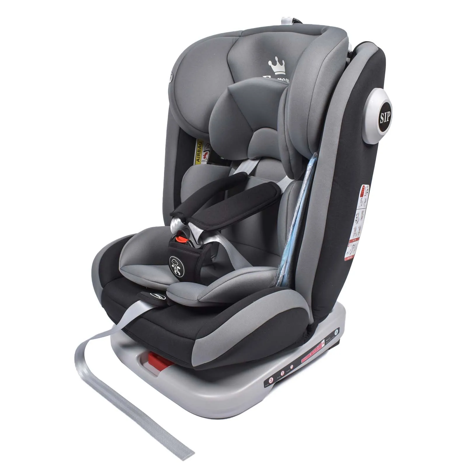 AP02 KL005 Child Car Seat 360° Rotatable ECE ISOFIX and Rest Position 5-Point Harness 9-36KG Group 0+1/2/3 9-36 kg/0-12 Years