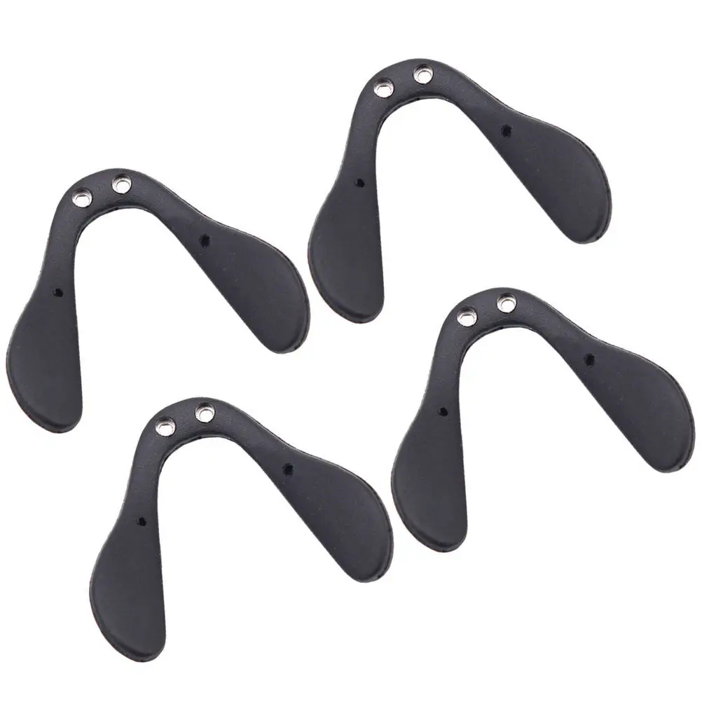 

4 шт. мягких резиновых накладок на нос для очков, металлические, без раздражения, надежная фиксация, замена носовых подушечек для солнцезащитных очков