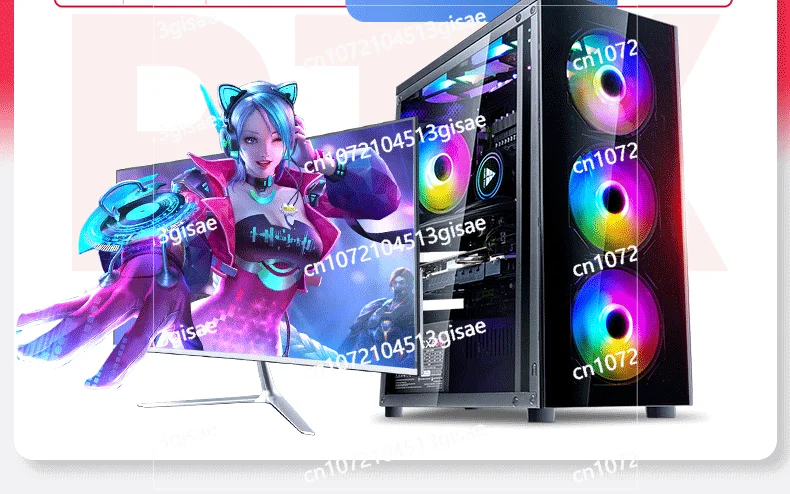 DIY  Desktop Computer 3060/4060/5060 Unique Water-cooled Gaming Home All-in-one Machine Assembly
