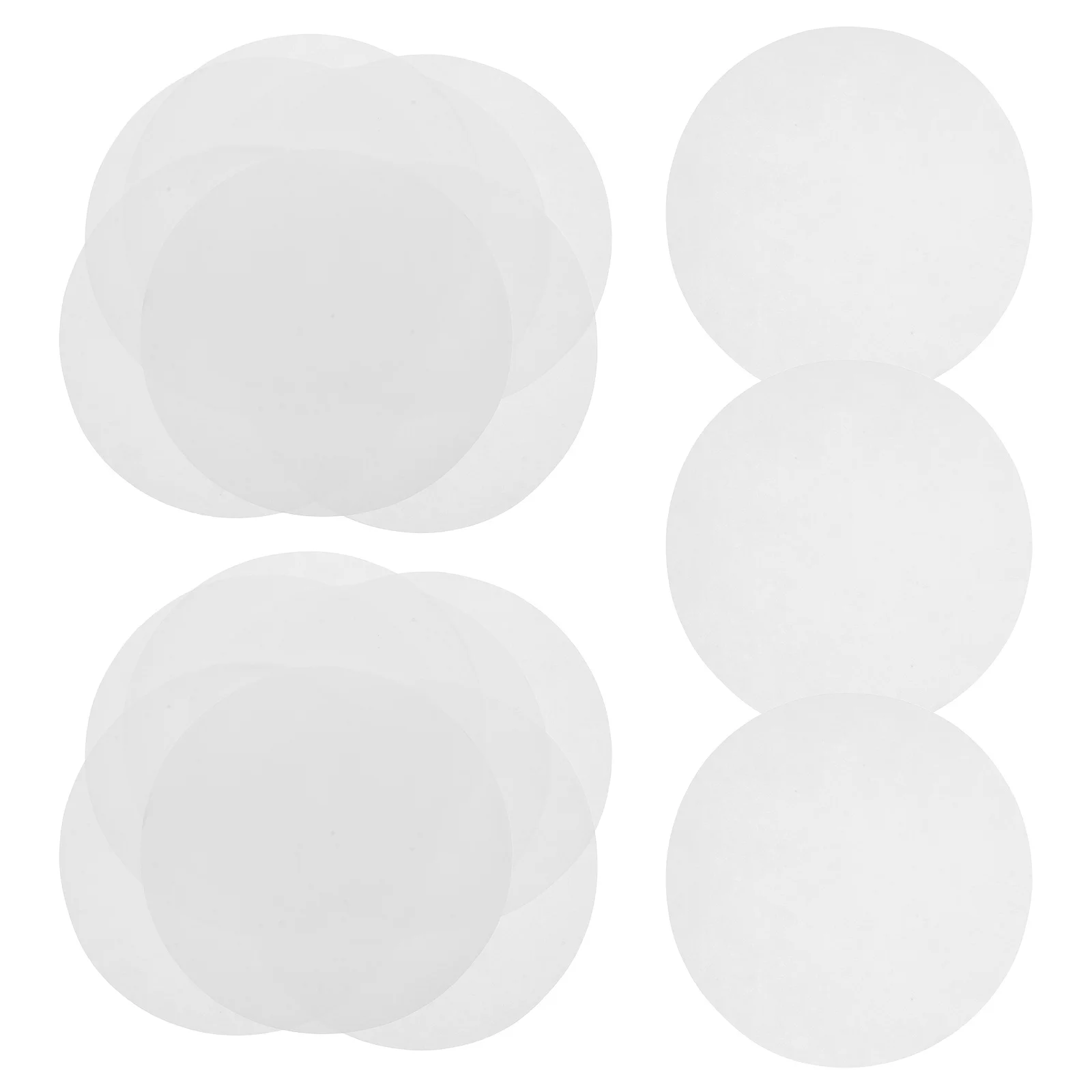 

1000pcs Leakproof Cup Covers 12" White Paper Lid Liners For Coffee Milk Tea Spill Proof Heat Resistant Sealing Pads For Cafe