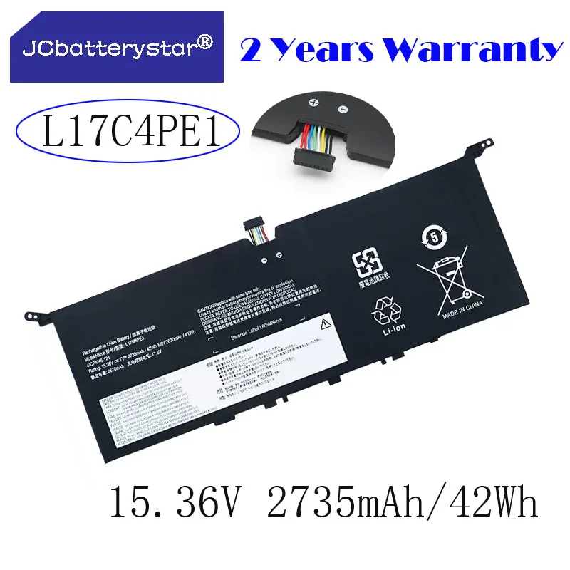 JC new L17M4PE1 L17C4PE1 Laptop Battery For Lenovo IdeaPad 730S-13IWL S730-13IWL S730-13IML 81JB 81J0 81U4 Series L17S4PE1