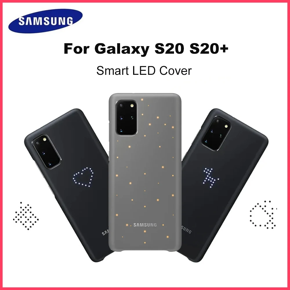 

Original Samsung Smart LED Cover For Samsung Galaxy S20 S20+ Emotional Led Lighting Effect