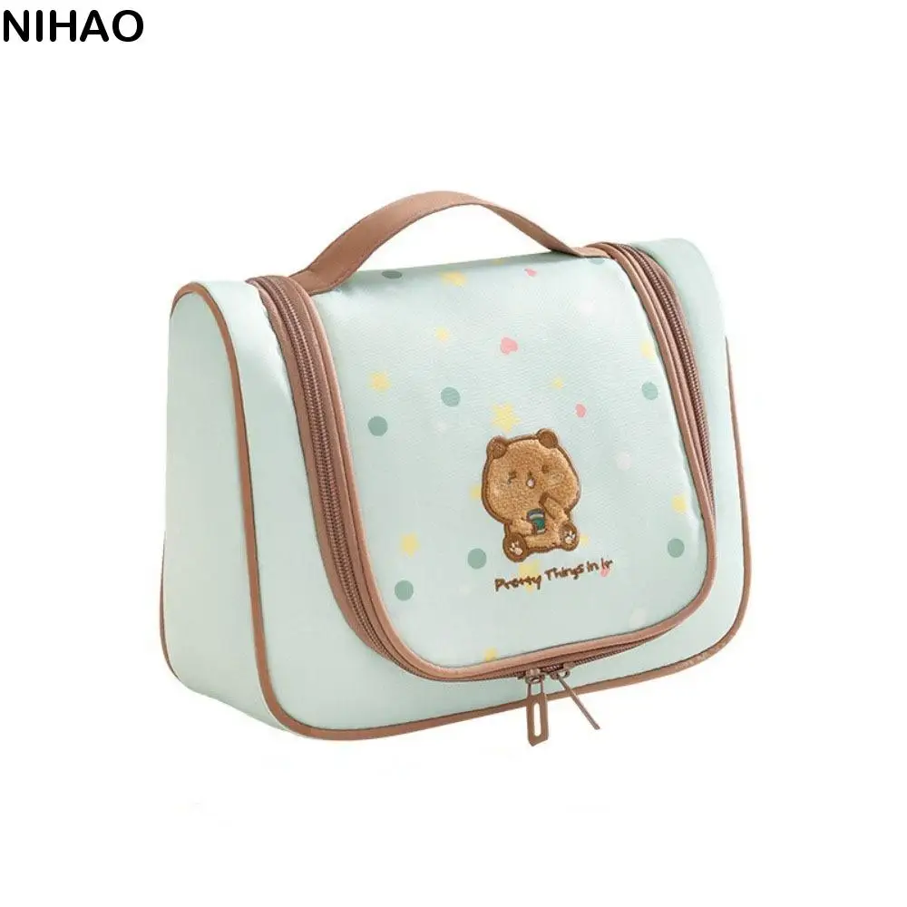 

Waterproof Hanging Makeup Bag Large-capacity Can Hanging Toiletry Pouch With Hook Multifunctional Cosmetic Bag Travel Use