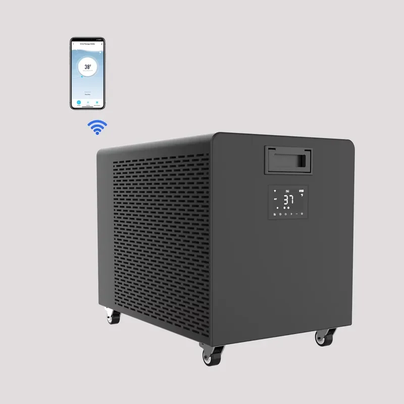 1.5HP Industrial Ice Bath Chiller Pump Cold Hot Two-in-One Function Wi-Fi Enabled for Sports Gym Water Tank Powerful