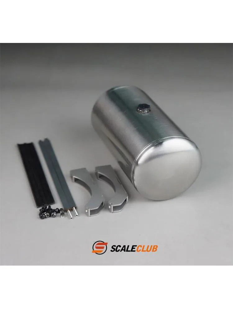 

Scaleclub Model For Tamiya 1/14 Stainless Steel Round Fuel Tank For King For GL For Global Fuel Tank American Fuel Tank