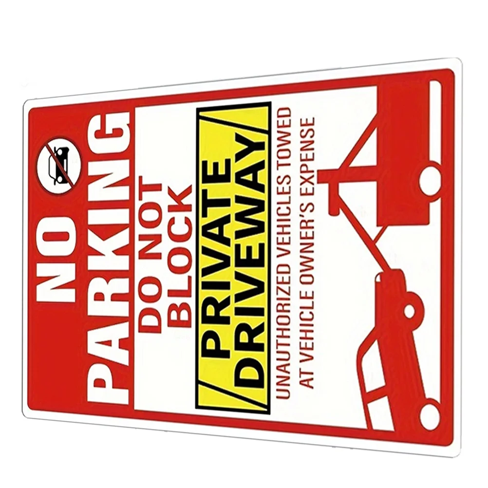 

No Parking Stickers Signs Outdoor Violation The Warning Label Funny Pvc Self-adhesive