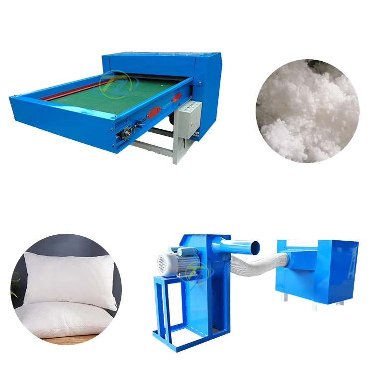 

Professional Polyester Fiber Bale Opener Stuff Machine Cotton Opening Pillow Filling Cushion Bolster Stuffing Recycling Machine