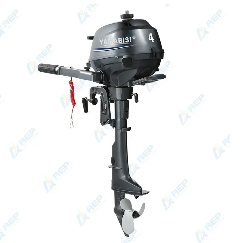 Manual Tilt 4HP Water Cooled 4 Stroke Boat Engine Petrol Outboard Motor For Sale