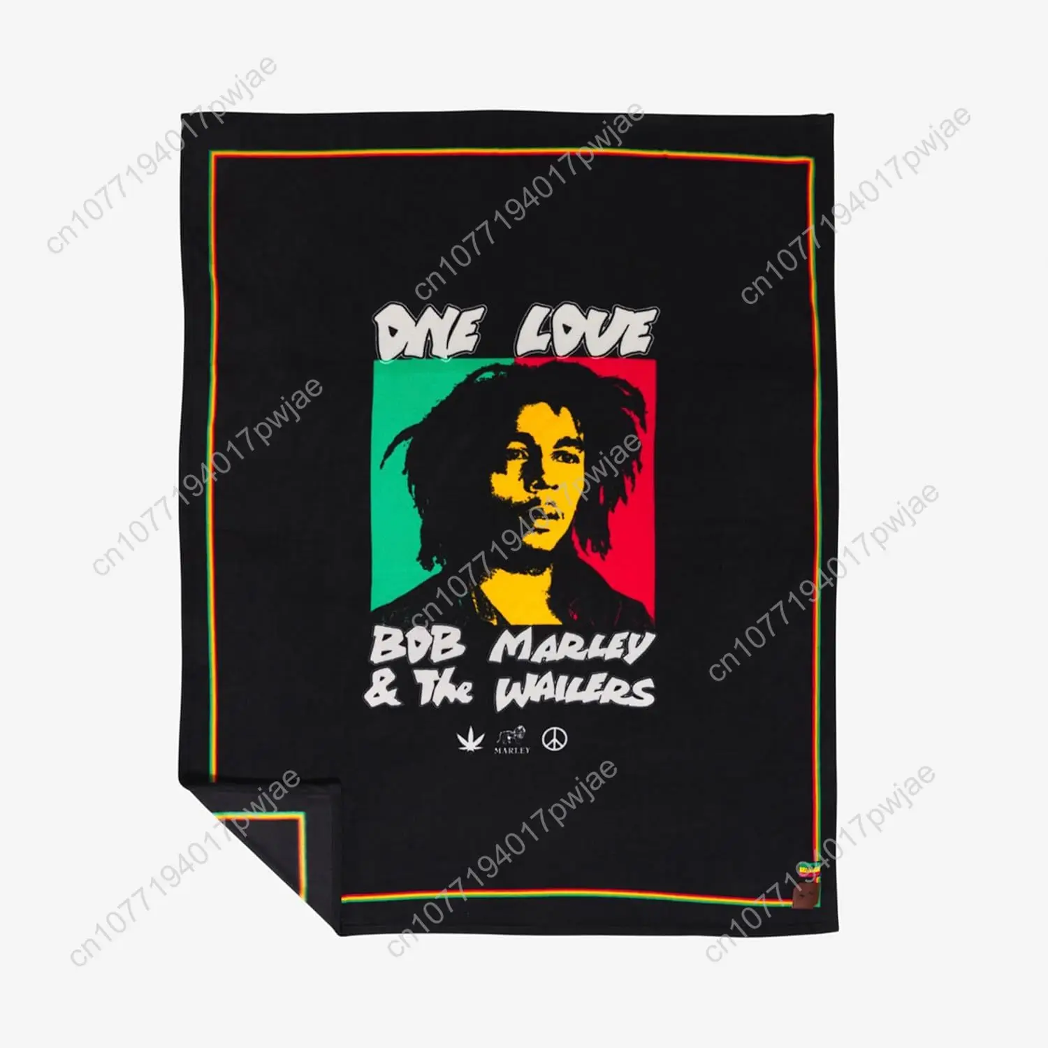 

Slowtide x Bob Marley One Love Oversized Plush Fleece Throw Blanket – Soft Custom blankets