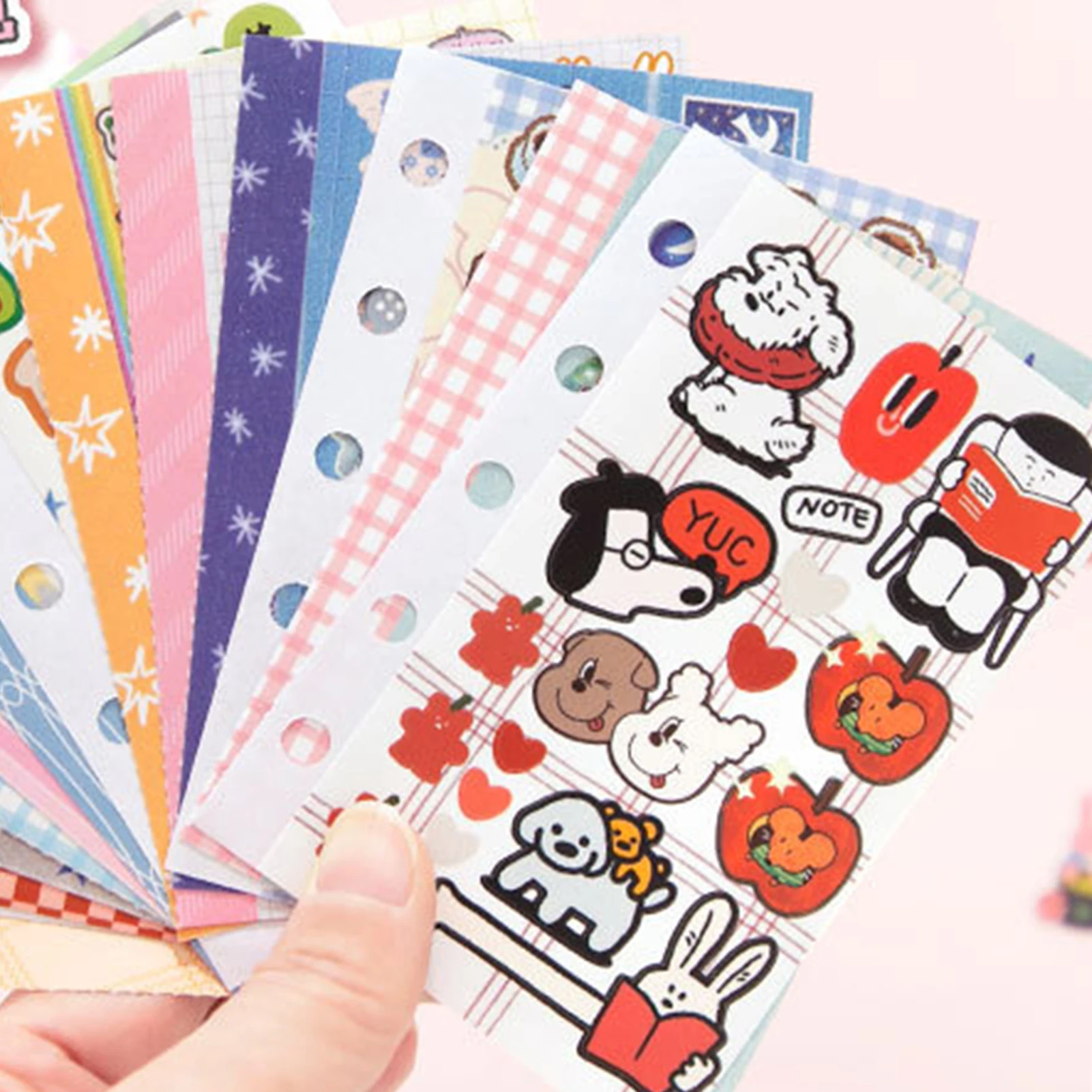 Grappige DIY plakboek sticker boek grappige trendy DIY ambachtelijke decoratieve sticker voor dagboek dagboek planner album telefoonhoesje