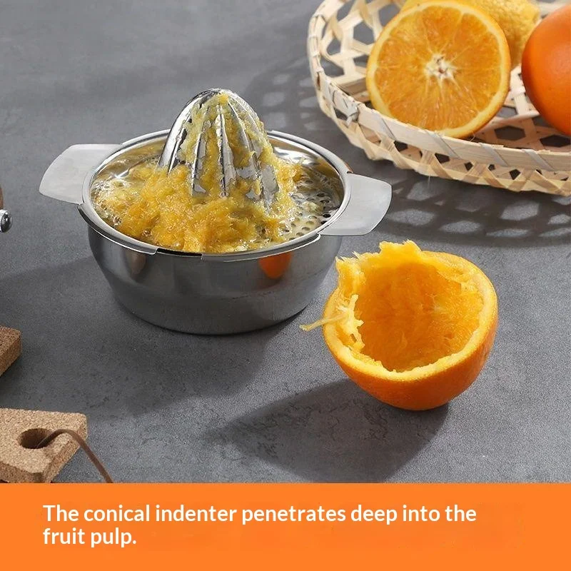 Hot Sale Manual Lemon Orange Juicer, Stainless Steel Hand Press Fruit Squeezer