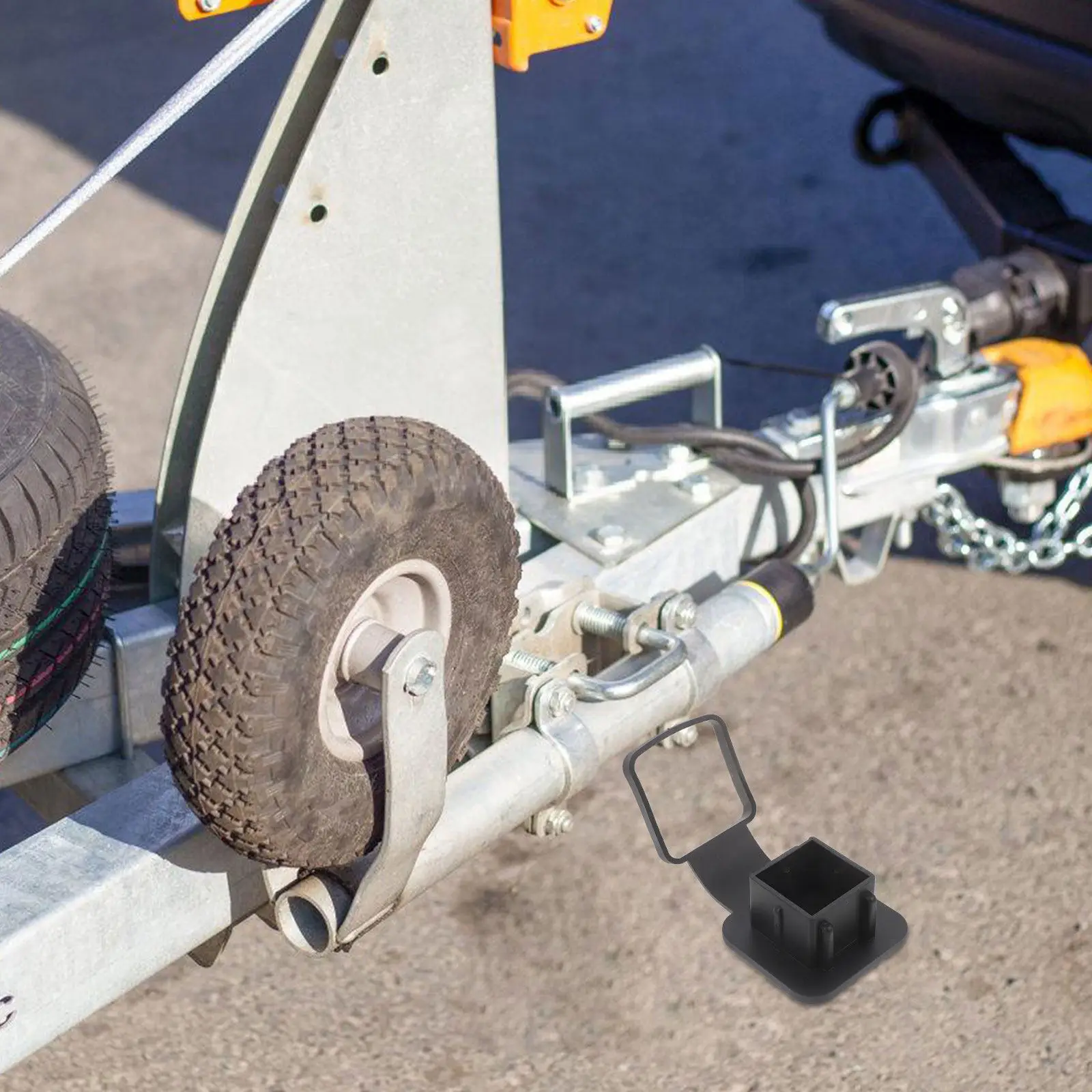 

Защитный чехол для фаркопа 2 дюйма, прочный, для грузовиков и внедорожников, аксессуар для автомобиля, чехол для буксировочного крюка