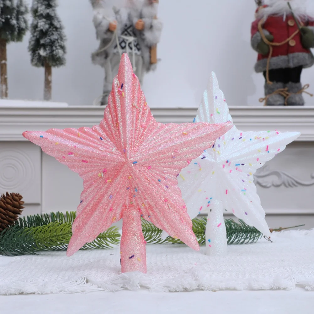 Christmas Tree Crown Featuring For Five Point Star Design For Holiday Tree Decoration And Lightweight Display Options