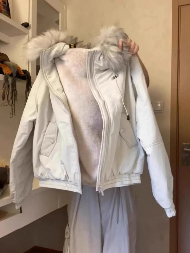 

Ретро-куртка-парка в американском стиле с капюшоном, утепленная, из хлопка, для мужчин и женщин, повседневная зимняя верхняя одежда