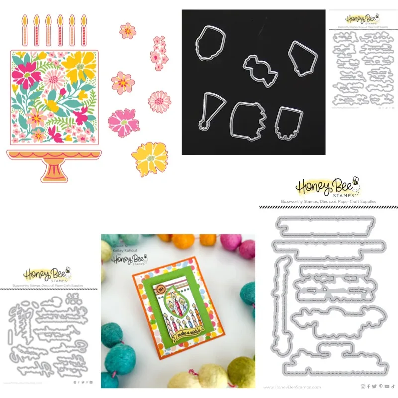 SENDING BIRTHDAY HUGS  Cutting Dies & Stamps & Stencil Scrapbook Diary Decoration Stencil Embossing Template DIY Greeting Card