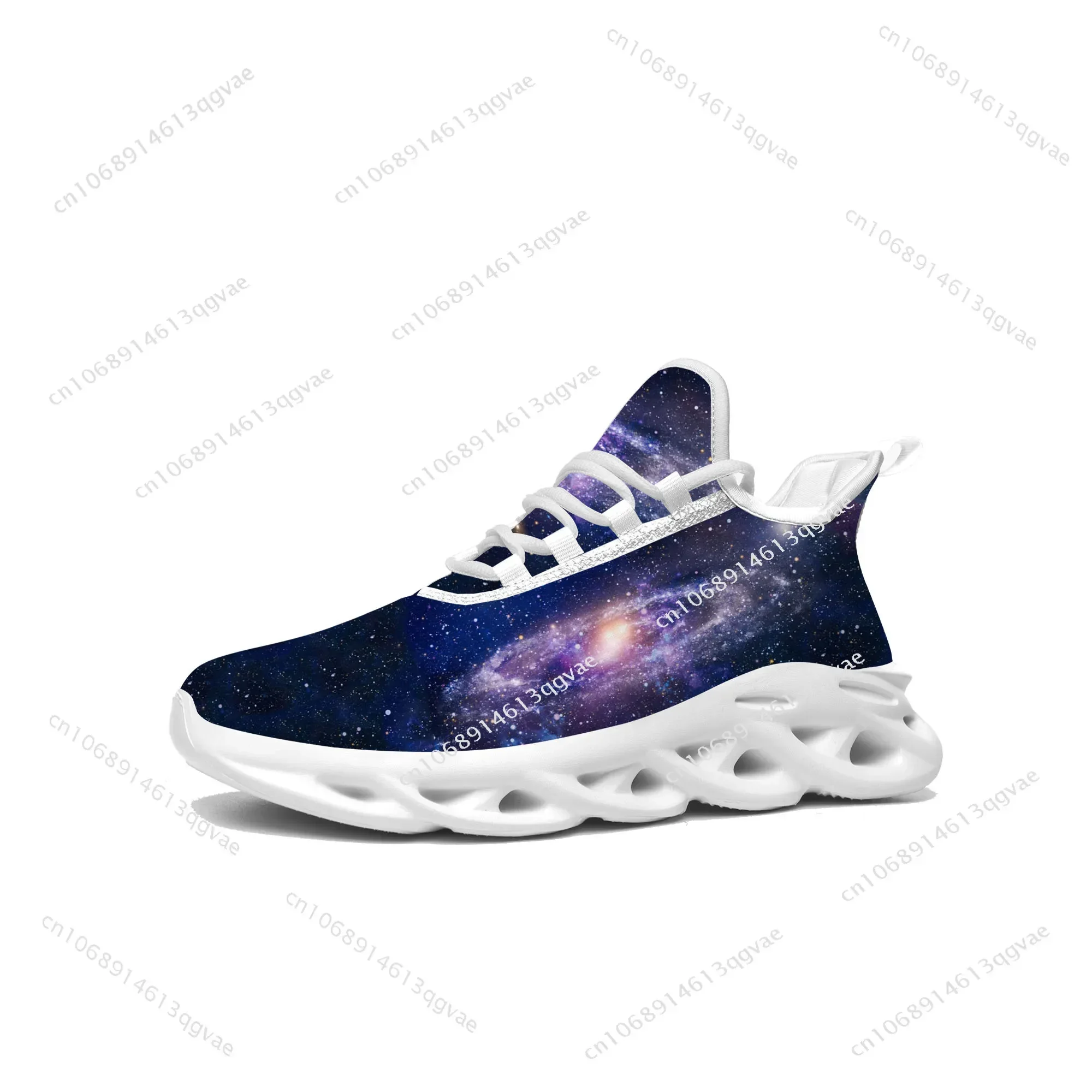 Galaxy Celestial Flats Sneakers Mens Womens Sports Running High Quality Sneaker Lace Up Mesh Footwear Tailor-made Shoe White