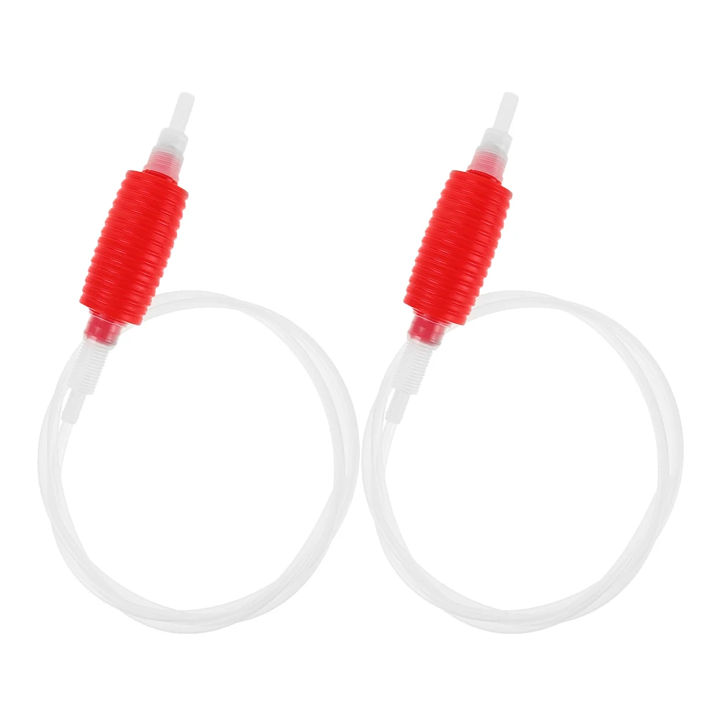 2 個の液体移送ポンプ、オイル交換、水抽出、手動サイフォンツール、自動車用流体ポンプ、燃料サイフォン用