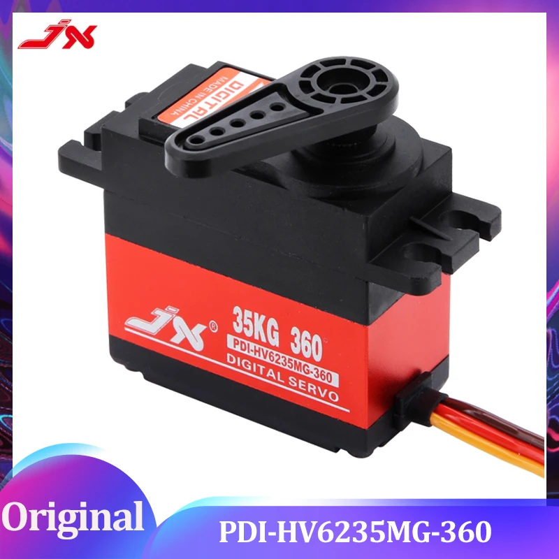 JX Servo PDI-HV6235MG-360 8 4V 016Sec Hoge precisie Metal Gear Digitale Servo RC Auto's Robotarmen Vliegtuigen Andere toepassingen
