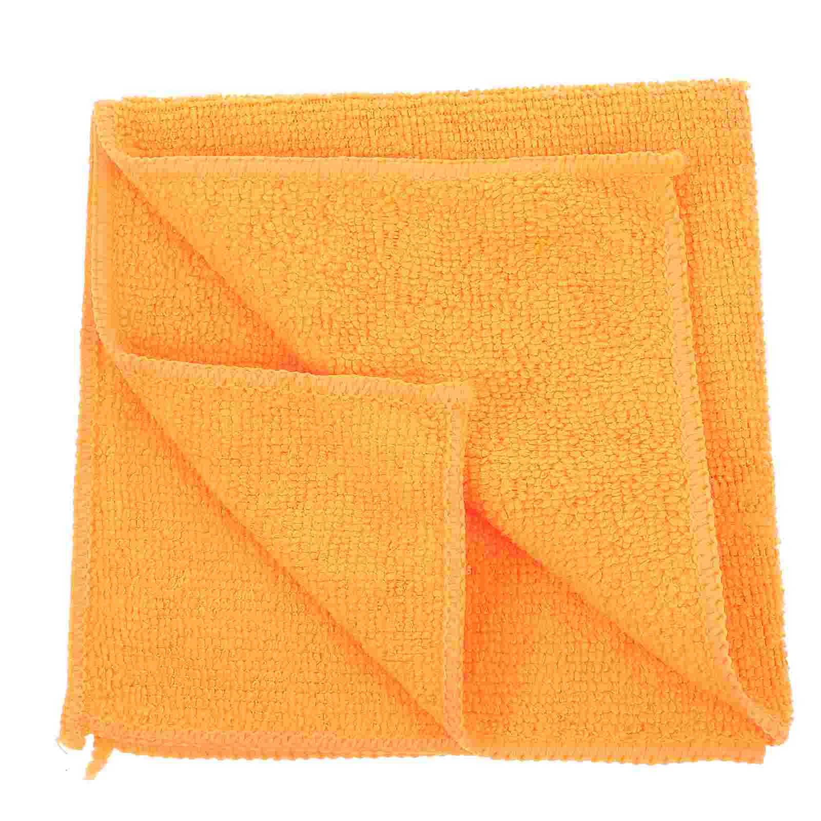 Towel Cleaning Rags Microfiber Towels for Kitchen Car 3000X3000X020CM Cloth Yellow