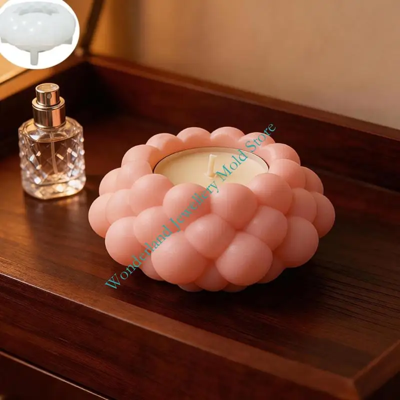 Handmade Bubble Tea Candles Holder Silicone Mould For Candles Cup Making And Home Decoration