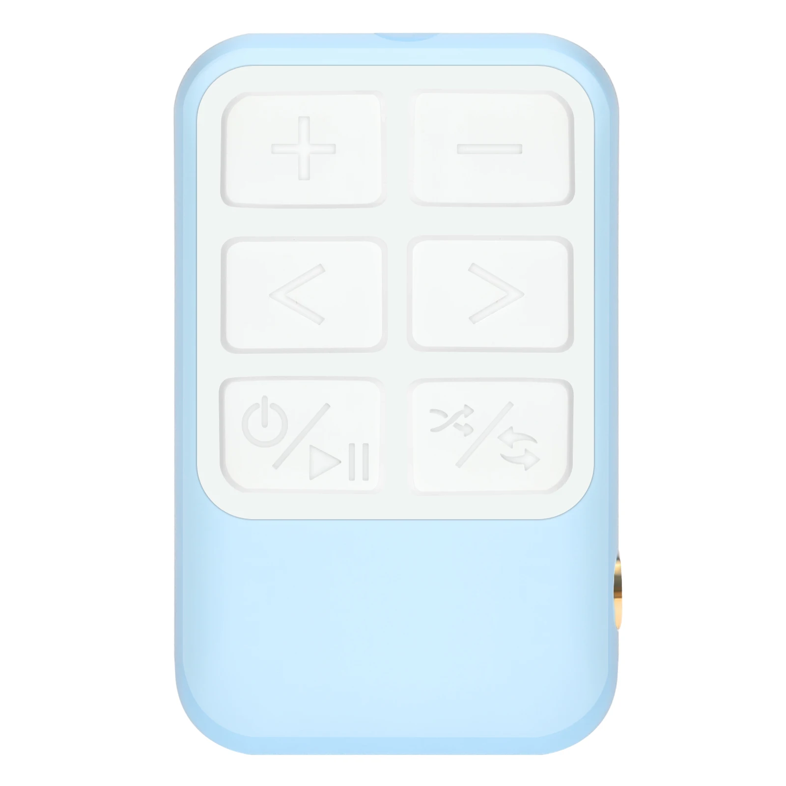 مشغل موسيقى MP3 صغير من Vandlion محرك أقراص USB 250 مللي أمبير في الساعة جهاز تشغيل الموسيقى المحمول Hifi جهاز Walkman بدون فقدان مشبك خلفي أزرق X18