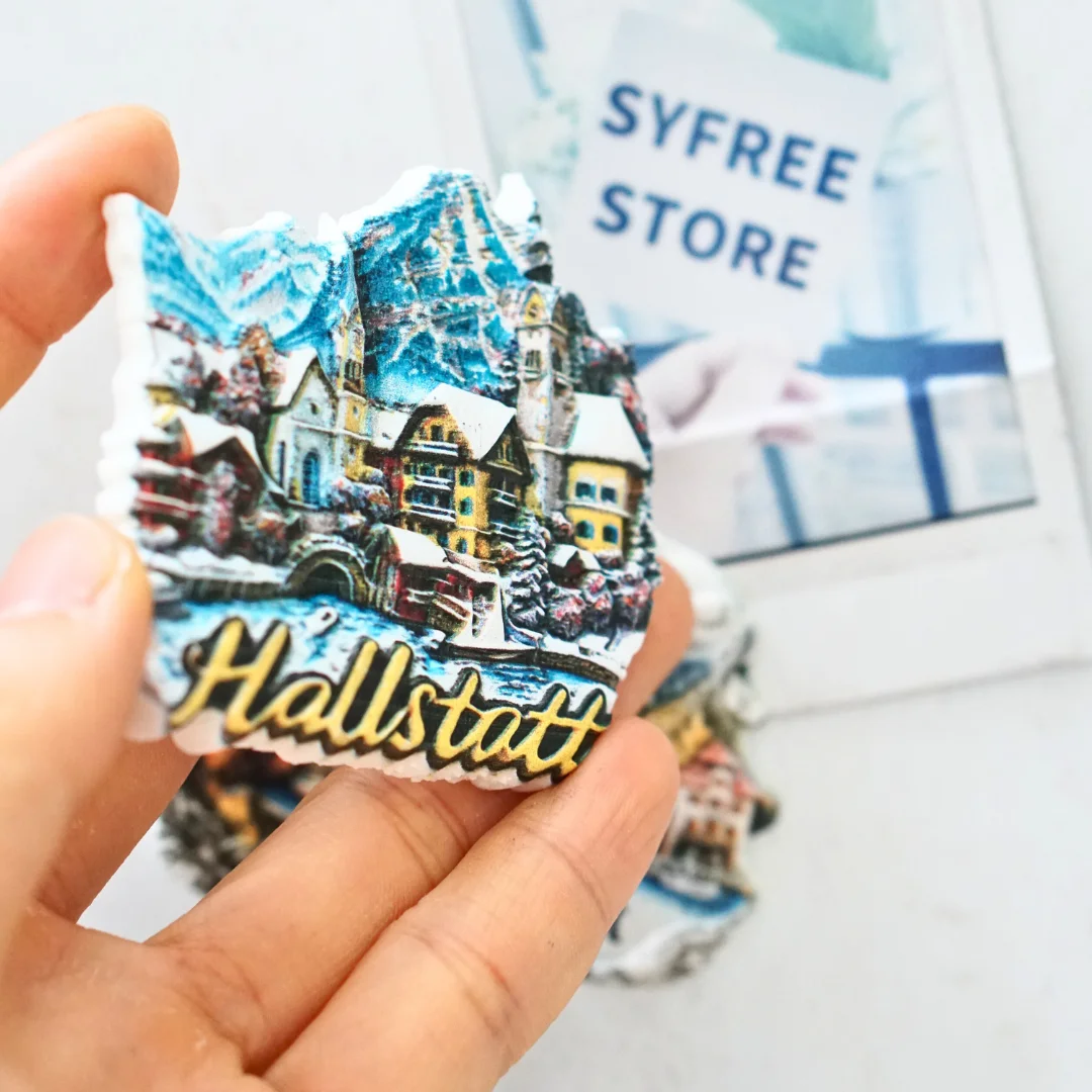 مغناطيس ثلاجة هالستات، مغناطيس ثلاجة النمسا، مغناطيس ثلاجة السفر النمسا، ديكور المنزل، مغناطيس ثلاجة الصور #4