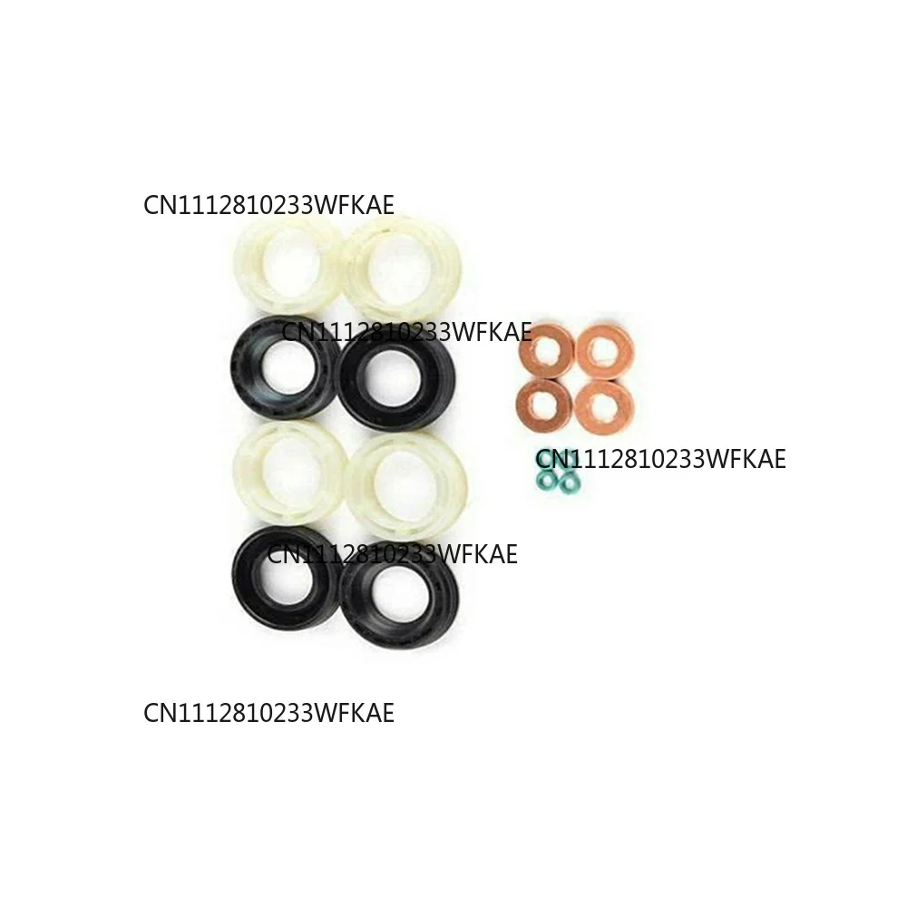 1982A0 Fuel Injector Seal Washer O-Ring Kit For 1.6 HDI Peugeot 207 307 407 Partner Citroen C2 C3 198185 1378433 1314368 198299 view 3