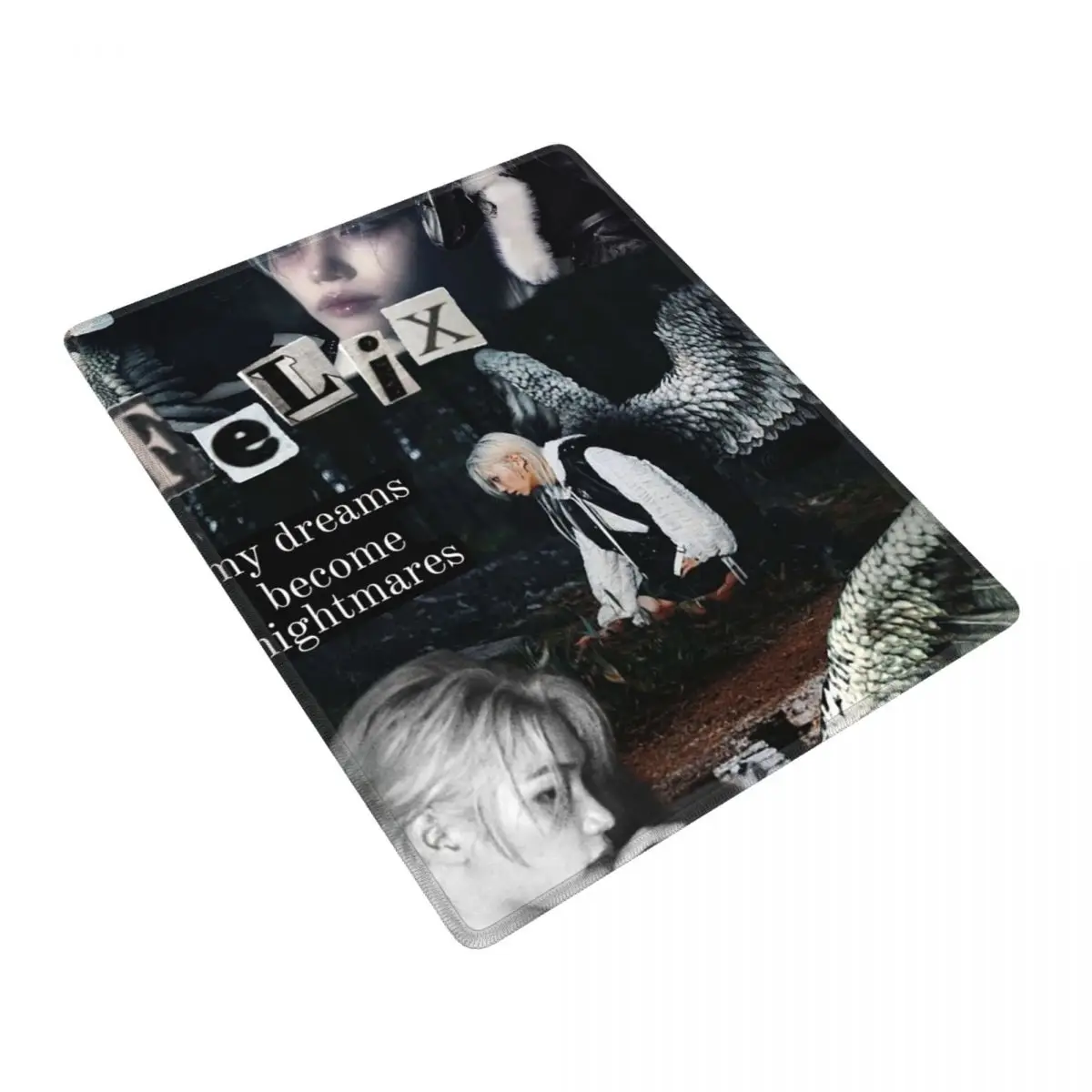 

FELIX Korean Kpop Singer Mouse Pad Gamer PC Laptop Mats Keyboard Carpet Computer Gaming Accessories Desk Mat 7x9 in 22x18 cm