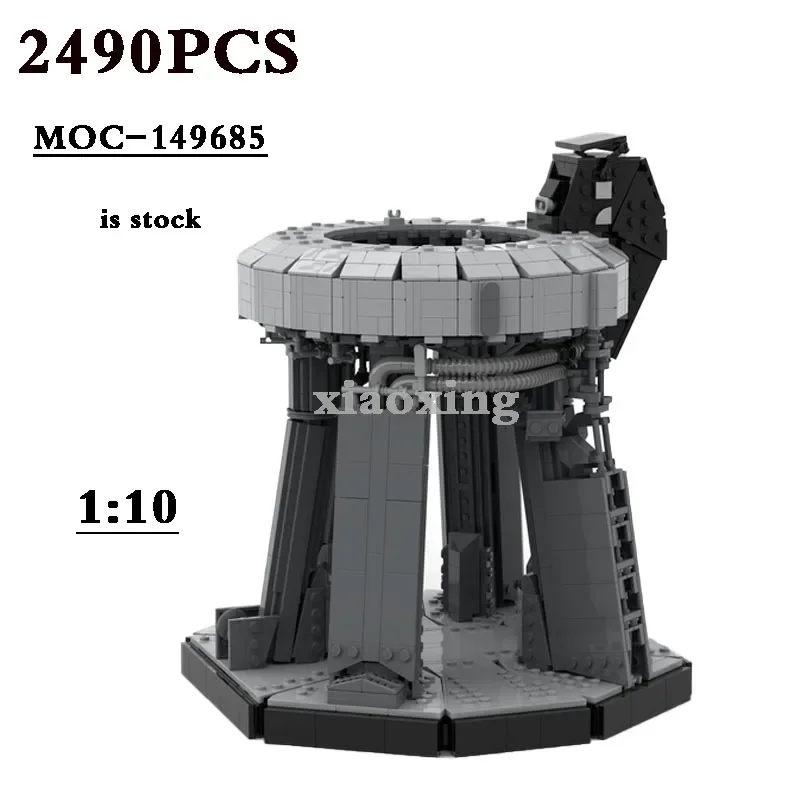 Spot MOC-149685 Spacecraft Orbital Launch Mount 2490PCS High Difficulty Model Saturn V Scale Building Block Toy Birthday  Gift