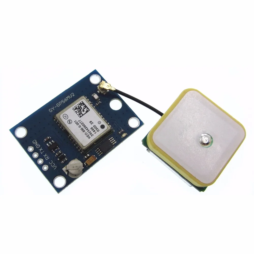 

HAILANGNIAO 10pcs/lot GY-NEO6MV2 new GPS module NEO6MV2 with Flight Control EEPROM MWC APM2.5 large antenn