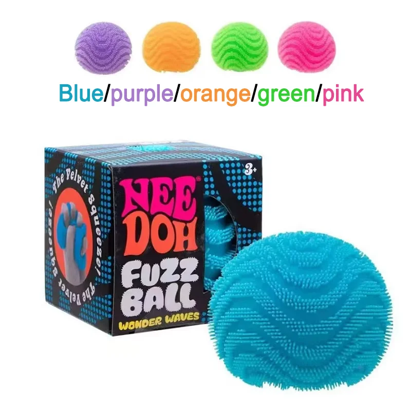 

Hot Pompom Squeezable Toy Cute Soft Fidget Toy Stress Relief Squishy Blind Box Toys Gift