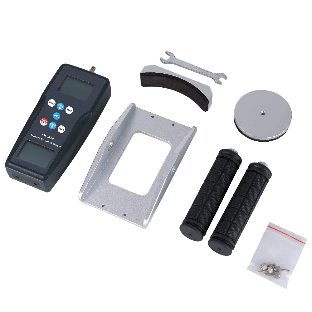 New Portable Muscle Strength Tester Hand Held Dynamometer FM-207 Digital Force Gauge 1 Year Auto Testing Equipment