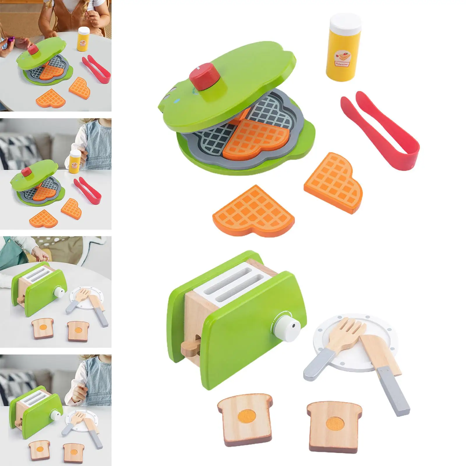 Juguetes de Cocina de Comida, accesorios de cocina, habilidad práctica para niños en edad preescolar