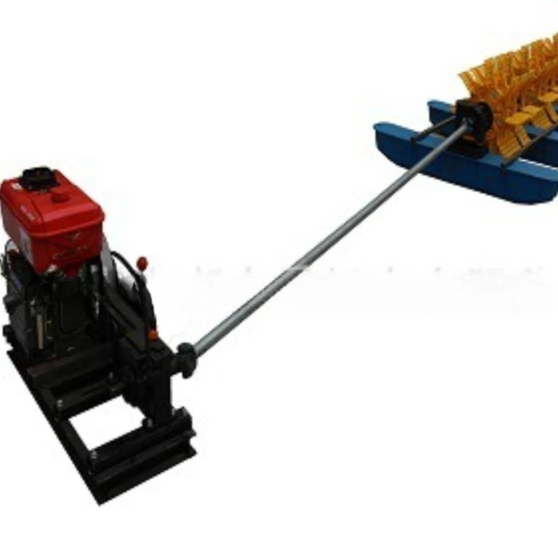 Diesel water wheel type aerator 16 impeller long arm aerator South American fishery aquaculture equipment