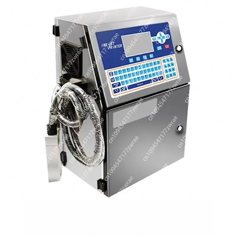 Inkjet Coding Machine for Batch Number Expiry Date on Paper Plastic Metal Glass Cup Bottle Cap Food Beverage Cosmetic