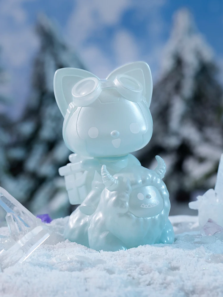 USER-X ali a raposa flocos de neve série caixa cega brinquedos cego anime figuras animais boneca bonito menina presente aniversário história linda