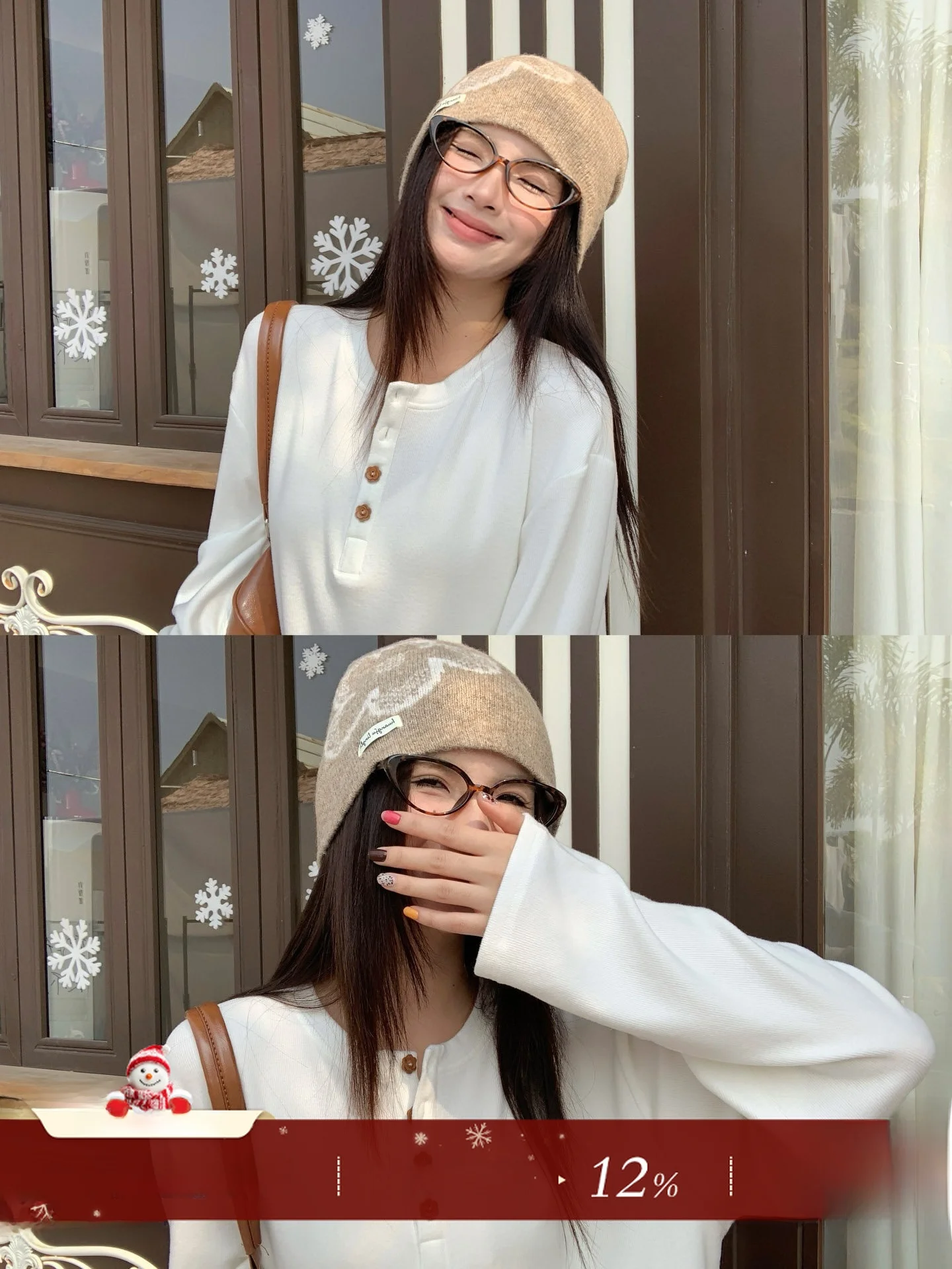 

Su San San Women's White Fce Lined Base irt Casual Loose f Open Collar Long Sve Top for Autumn Winter