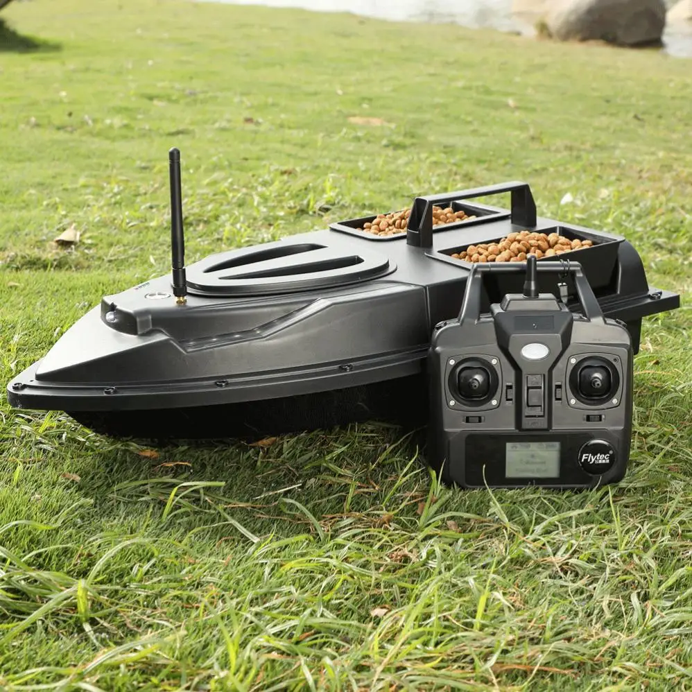 Flytec V700 Ambiente Decorative Light Carp Fish Hook 1.5KG Load Dual Motors Remote Control Bait Boat Low Battery Plastic