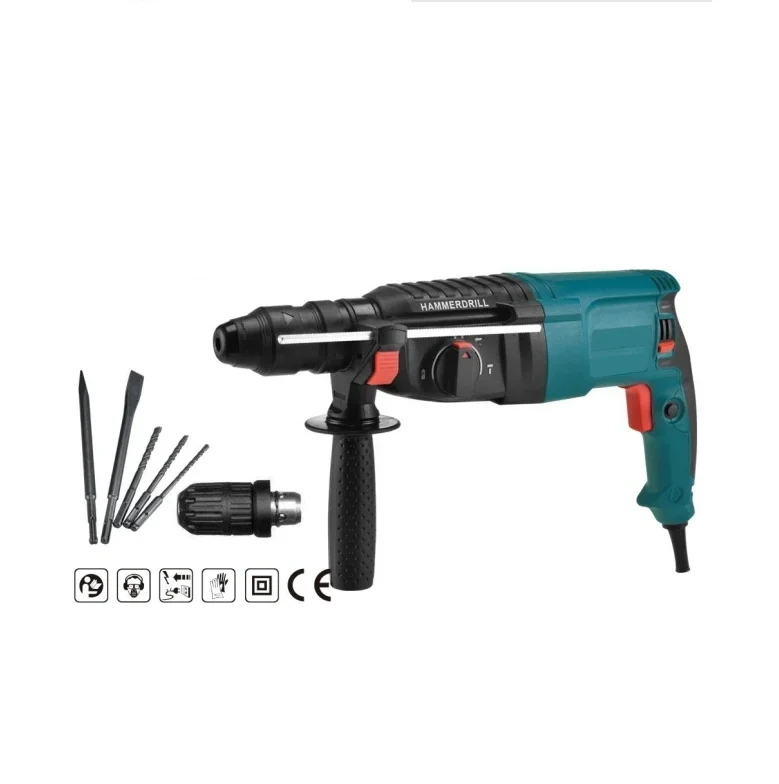 

Factory Direct Multifunction High Power Light Hammer Impact/Electric Drill