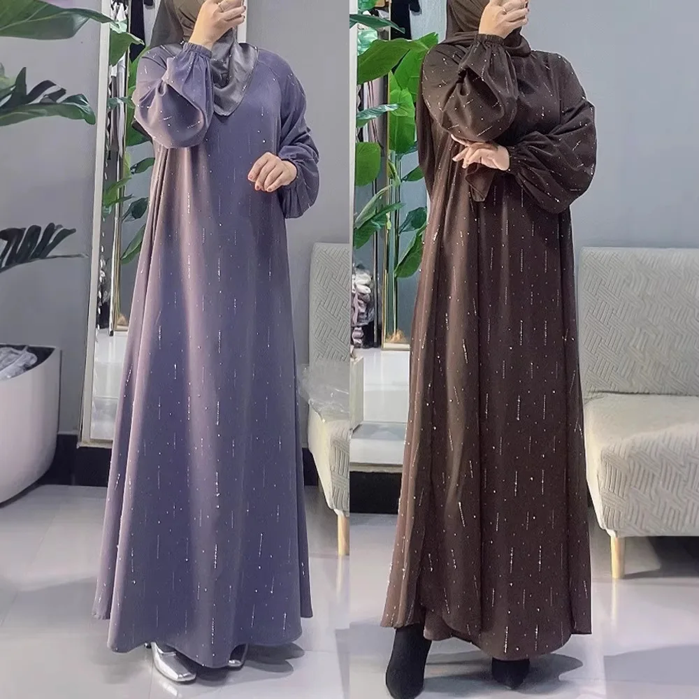 Eid Women Dress Abaya Jalabiya Dubai Muslim Diamonds Abayas Dresses Sashes Kaftan Ramadan Arab Long Robe Morocco Vestidos