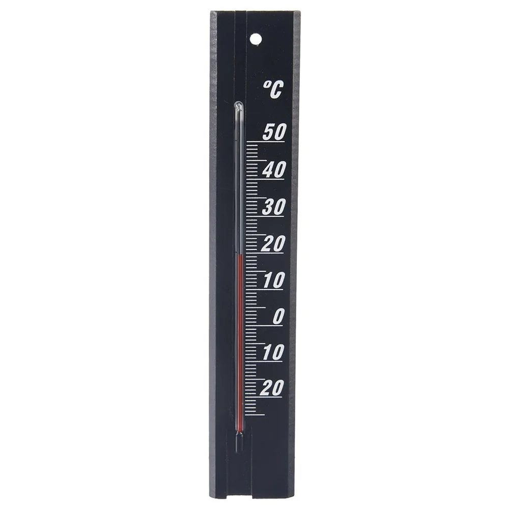 Universele Thermometer Houten Zwart 20 Cm