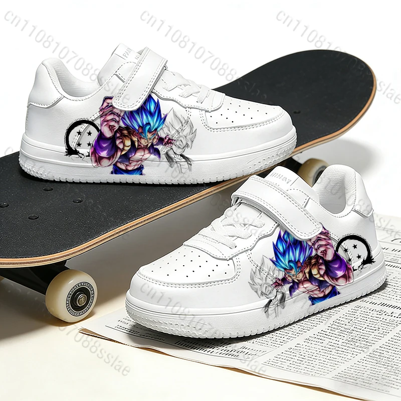 

Dragon Ball Son Goku Cool Print Boys Children Teenager Student Slip-ons Rotating Button Trendy Casual Sneakers Gift