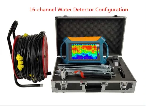 ADMT-1200SX-16D 16 MultiChannel  100M-1200M Depth 3D Touch Screen Deep Underground Water  Detector / Fresh Water Detector