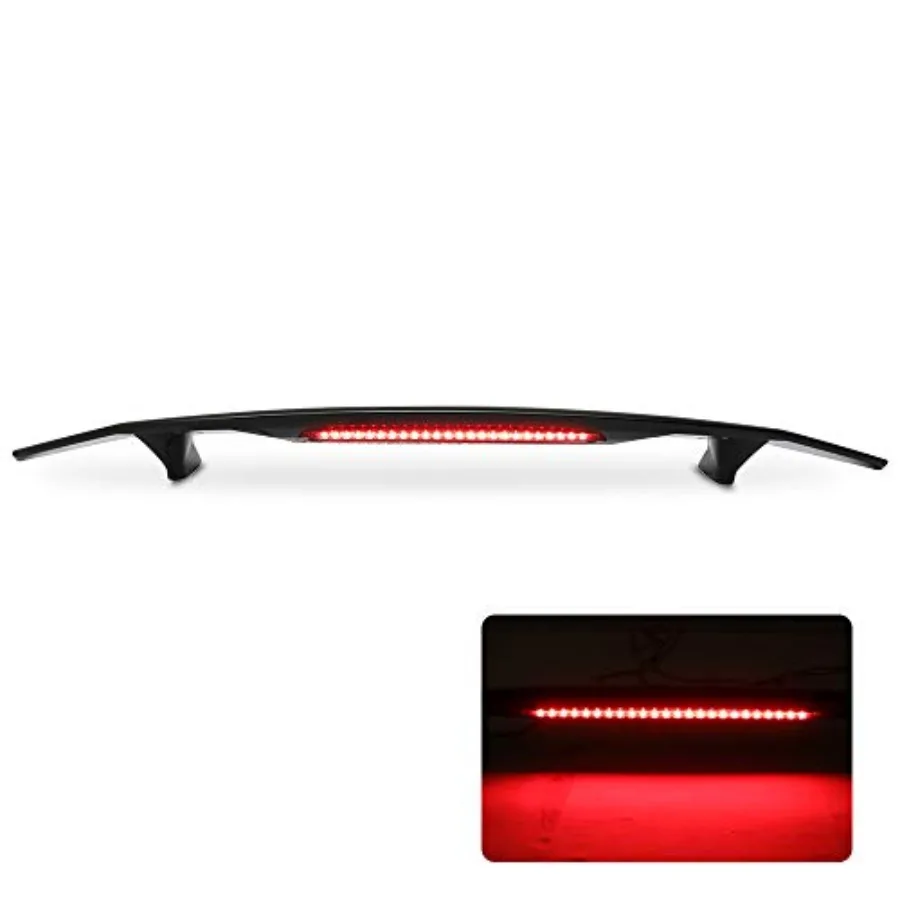 

Trunk Spoiler Compatible with 20132016 Dodge Dart IKON Style Glossy Black ABS Spoiler Wing with 3rd Brake Light for Enhanced Ae