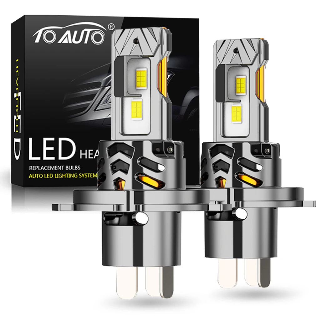 

H7 LED H8 H11 HB3 9005 HB4 9006 Лампа для фар Медная трубка CSP для автомобильных фар Автодиодные лампы Canbus Turbo Fan Led 6500K 12V