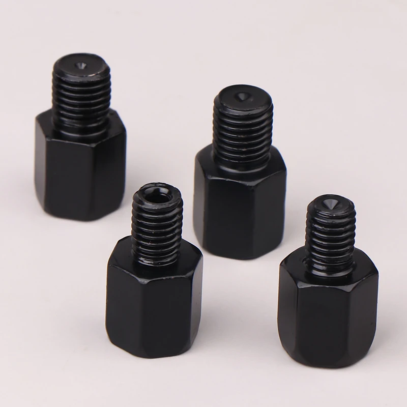 

Зеркала бокового вида для мотоцикла с двумя комплектами с адаптерами M8 8 мм и M10 10 мм, черные, вращение резьбы по часовой стрелке, правая и левая